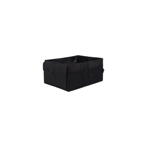 Großer schwarzer Auto-Organizer, multifunktionale Aufbewahrungsbox für Kofferraum und Sitz, großes Fassungsvermögen, robust (1/5)