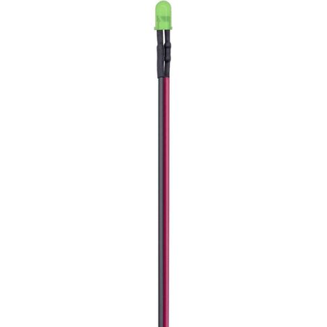 TRU COMPONENTS T1810O097 Assortiment de LEDs vert rond 3 mm 100 mcd 30 ° Q753012 (1/2)