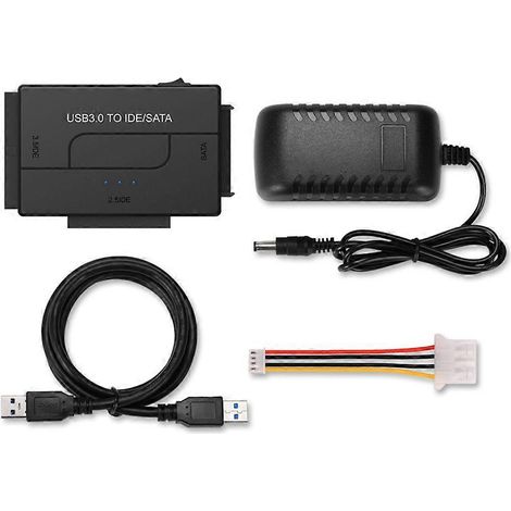 Convertisseur de transfert de données Super Recovery Converter 3.0 SATA pour disques durs/SSD avec câble SATA (prise standard américaine) (1/5)