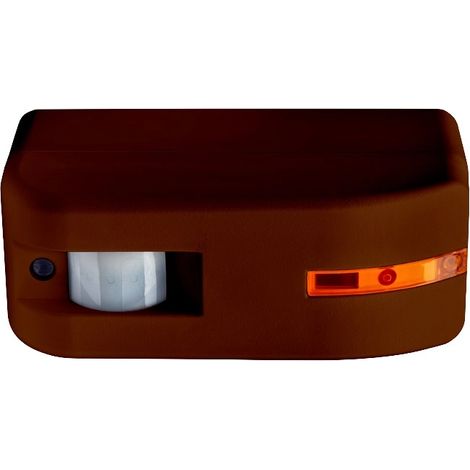 DT610/BR - Doppia tecnologia per applicazioni a centro finestra. Colore marrone. Batteria a corredo.