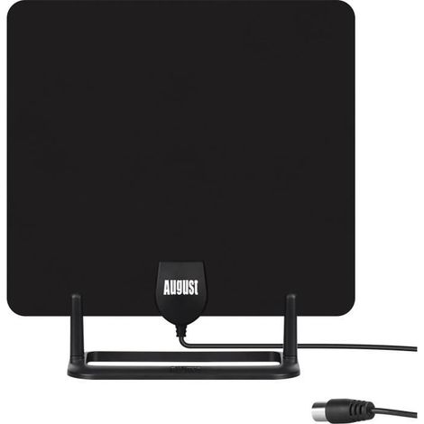 Antenne TV d'intérieur - DTA450 - Puissante - Numérique - Discrète - Câble 3m