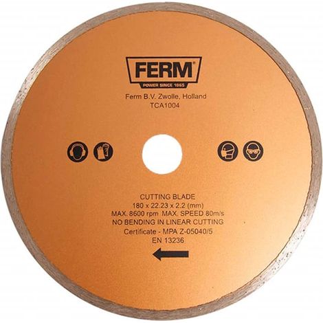 FERM Diamant-Sägeblatt 180mm für TCM1010 (1/2)