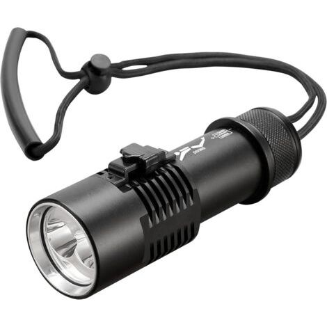 BUNTHAUS Lampe torche,Mini lampe de poche de plongée P70 LED lampe de poche de plongée extérieure 80m en alliage d'aluminium lampe de poche à lumière forte (1/5)