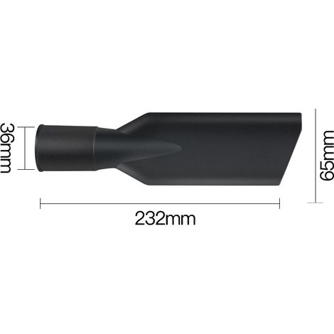 Compatible avec les accessoires pour aspirateurs Baiyun Jieba, embout plat, tête d'aspiration plate, universel BF501/502, diamètre intérieur 36 mm (1/4)