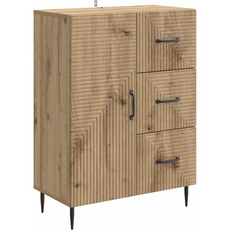 Sideboard Artisan Oak 66 x 34.5 x 89.5 cm Engineered Wood vidaXL