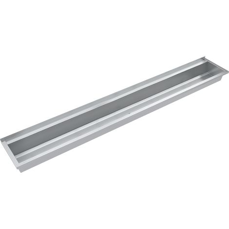 KWC AR Waschrinne, PLANOX, Edelstahl,  W.-Mont., 3000x210x442 mm, m. Arm-bank