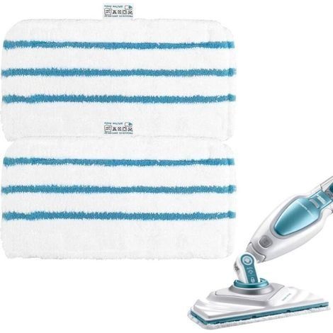 2Lingettes pour Black et Decker Balais Vapeur FSMP20 Steam Mop pour Black Decker FSM1630, FSM1616, FSMH13E5, FSM1321, FSM1605 (1/4)