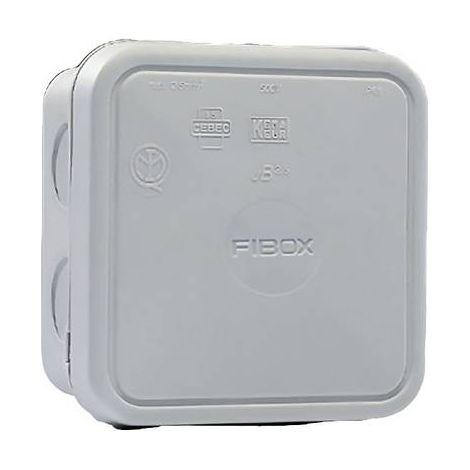 FIBOX 8600670 SCATOLA DI GIUNZIONE (LXLXH) 90 X 90 X 49 MM GRIGIO (RAL 7035) IP65 1 PZ.