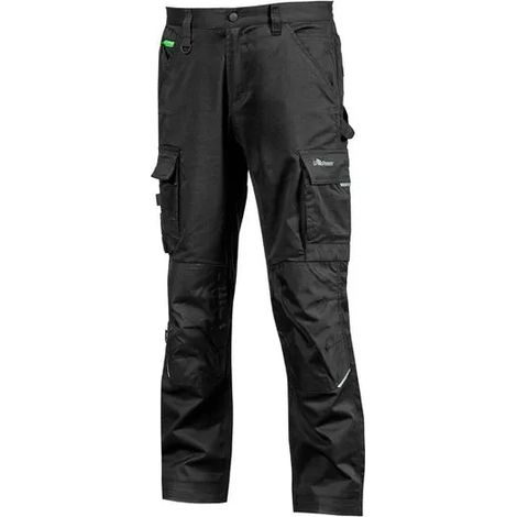 U-Power SY356BC Pantaloni da lavoro black carbon - M