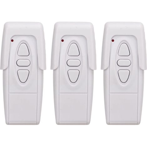 Interruptor inalámbrico de botón pulsador para garaje, 433 MHz, abrepuertas remoto, control de puerta telescópica, material ABS.