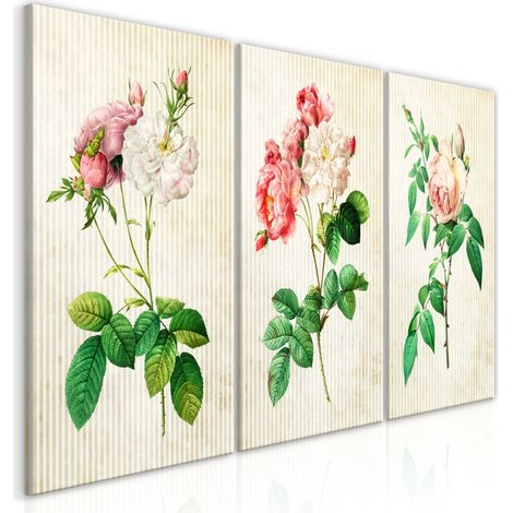 Quadro - Floral Trio (Collection) - 60x30 (1/4)