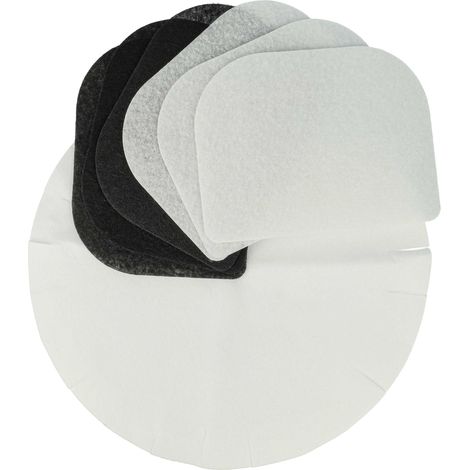 vhbw 3x Kohle-Filter, 6x Papierfilter, 3x Fettdunstfilter kompatibel mit DeLonghi F895, F891 Fritteuse - 12-tlg. Filter-Set