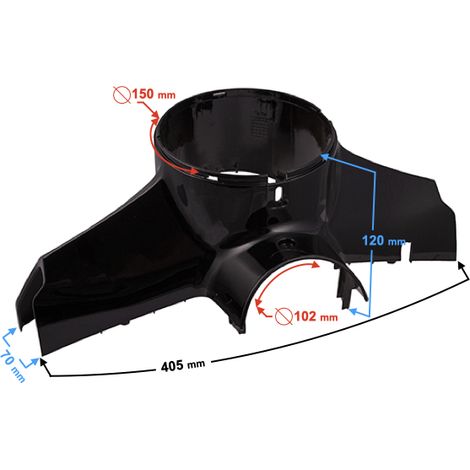 Funda para manillar de patinete Tres, color negro. (1/3)