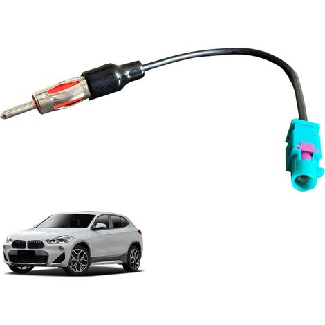 Adaptateur Antenne Autoradio,Radio Voiture Cable Connecteur,Câble De Transfert D'Antenne Rallonge FM Set Convient pour Dodge Volkswagen Jeep Renault Compatible Avec Lecteur Multimédia CD (1/5)