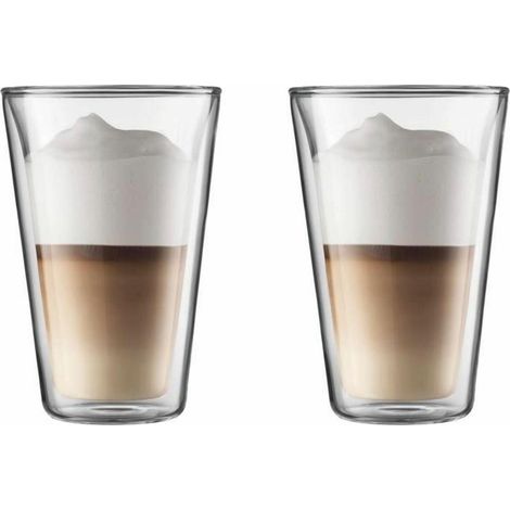 Bodum Set Gläser Transparent 0,4 L Doppelwand