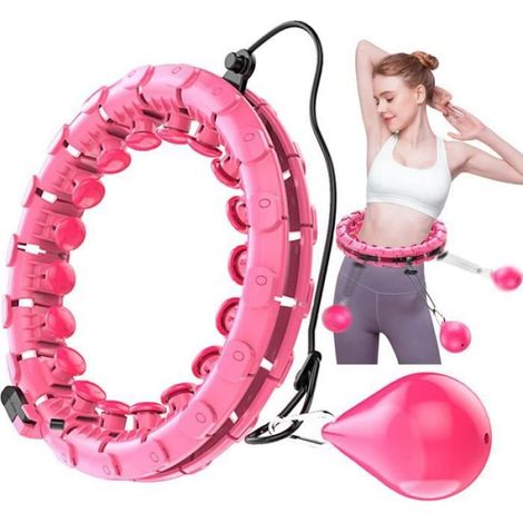 Hula Hoop Intelligent - Non spécifié - Amovible - 24 Pièces - Picots de Massage - Ajustable jusqu'à 132cm (1/4)