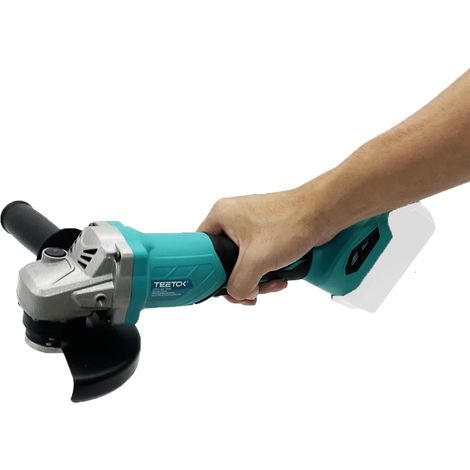 Teetok – Meuleuse d'angle sans fil 125 mm – Moteur sans balais 800W – Vitesse 10000 tr/min – Pour béton armé et métal (1/5)