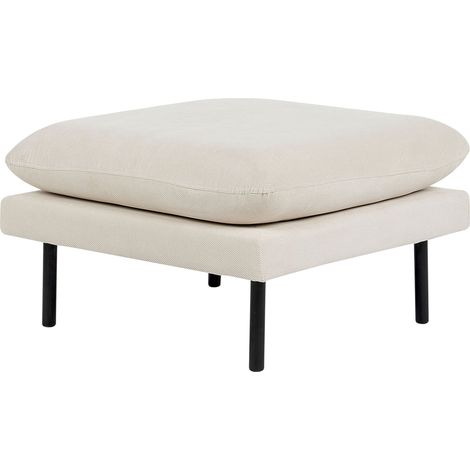 Ottomane VINTERBRO Stoff Hellbeige