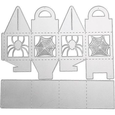 Spinnen-Geschenkbox-Stanzformen, handgefertigte Bastelarbeiten, Geburtstagskarten-Dekoration (1/5)