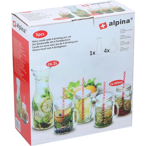 alpina Verre à long drink Transparent H27xl11xL26cm