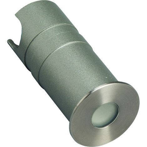 Encastré MINI BALI rond fixe inox brossé bleu 1W IP65 - EUROPOLE - 46602 (1/3)