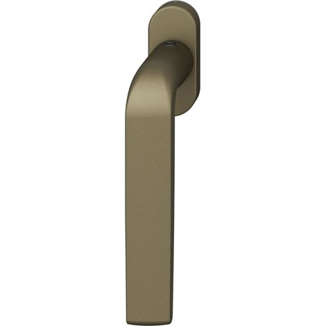 FSB Fenstergriff 34 1267 ovale Rosette 27 x 62, Aluminium mittelbronzefarbig (1/4)