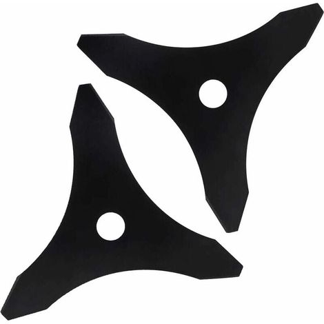 Lame de débroussailleuse universelle Ahlsen - 3 dents - Pour Fresh Green sous croissance et tonte - Compatible Stihl, Husqvarna, Mitox, Echo, Kawasaki et autres machines (1/4)