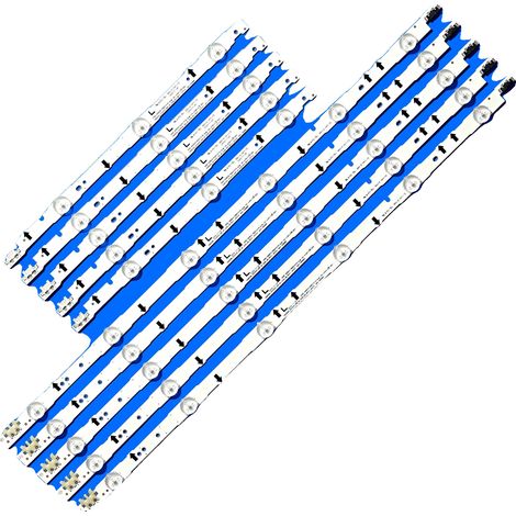 Tira de LED de 836 mm de longitud, 9 LED, voltaje de entrada de 3 V, compatible con múltiples modelos, material de PVC. (1/5)