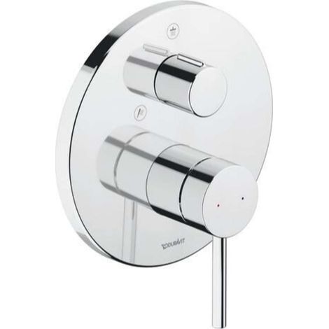 Duravit Circle mezclador monomando de ducha, empotrado, cromo, (1/2)