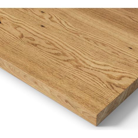 Plateau de table en chêne véritable 160 cm, idéal pour bureau réglable en hauteur, plateau en bois massif de 2,5 cm (1/5)