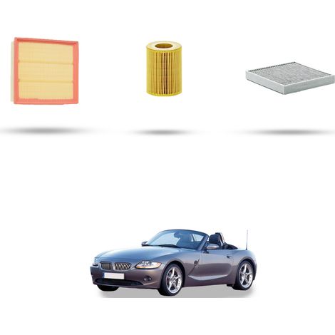 Kit tagliando 3 filtri compatibile con Bmw Z4(E85,E86) 2.5i 141kw dal 2002 (1/4)