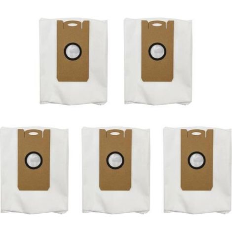 Sac À Poussière - Pour Robot Aspirateur Lydsto W2 - Compatible Remplacement Filtrant - Lot De 5 Pièces (1/4)