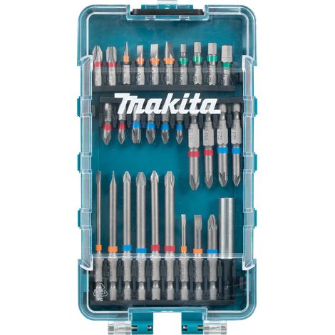 Makita E-15774 Set Biteinsatz Bohrer Schraubendreher Koffer PH PZ HEX 30 STK