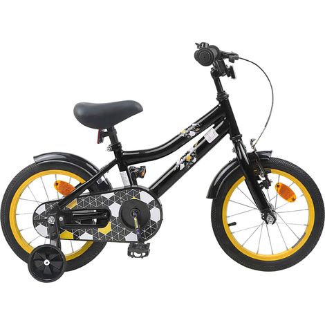 Teenpull – Kinderfahrrad 14 Zoll für 3-5 Jahre alt Schwarz (1/5)