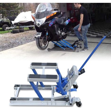 Motorradhebebühne Hydraulisch Motorradheber 680kg Profi Motorrad Hebebühne Montageständer