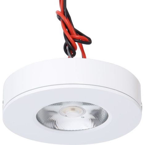 Downlight Led Cob - Aluminium Ultrafin 220v - Pour Couloir Et Zones Humides - Blanc - 1 Piece (1/5)