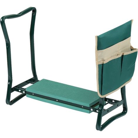 TolleTour 2 en 1 agenouilloir Tabouret de travail chaise de jardin aide au siège tabouret de jardin protection des genoux 150kg (1/5)