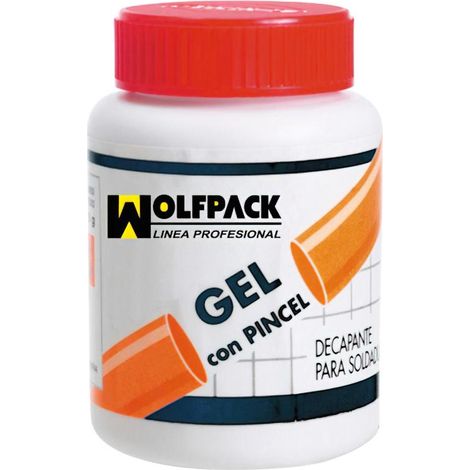 WOLFPACK LINEA PROFESIONAL decapante cobre gel wolfpack 100 gramos.