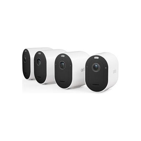 Cámara de seguridad inalámbrica Arlo Pro 5 2K+ pack de 4 cámaras visión nocturna en color Wi‑Fi de doble banda blanca (1/5)