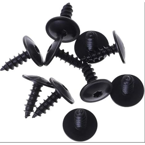 Couvert de Moteur Protection Anti-éclaboussures Passage de Roue Vis Clips 5x16mm (1/5)