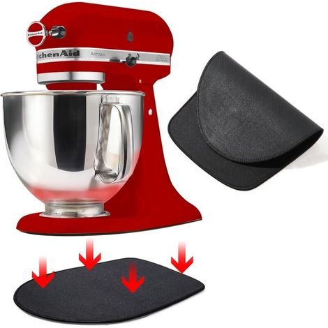 Gleitmatte für KitchenAid Küchenmaschinen – Wasserdichtes Neopren und Gummi – Passend für 4,5 bis 5 Liter Fassungsvermögen – Leicht zu verschieben (1/5)