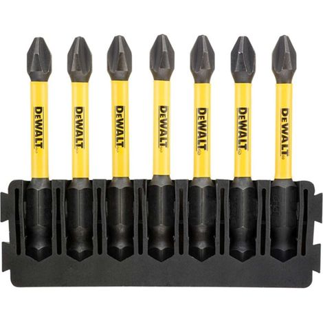 SET D'EMBOUTS LONGS PH2, 7 PIÈCES DEWALT DT70817