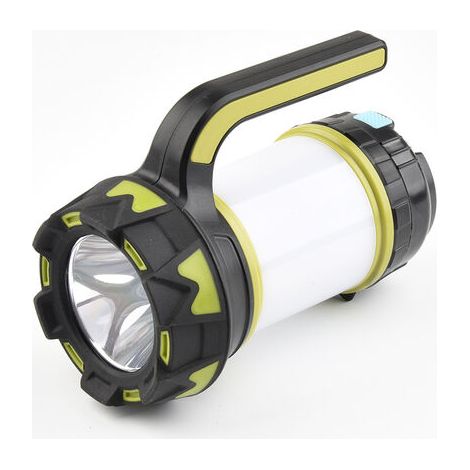 BUNTHAUS Lanterne LED Rechargeable, 1000 Lumens 3000mAh Lampe Camping 360°, Lampe Led Rechargeable Projecteur Portable, Ultra Puissante, Lampe de Camping 6 Modes, Câble USB Inclus, IPX4 Étanche (1/5)