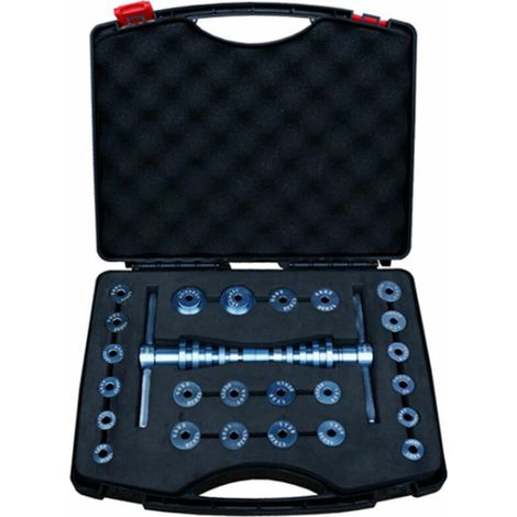 Kit de presse de roulement de vélo, outil d'assemblage de vélo pour l'installation de roulement de moyeu de roue (1/5)