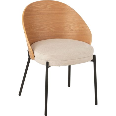 Chaise LONE – Design moderne et confort durable-Beige (1/5)