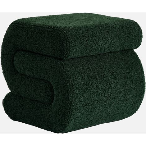 Pouf in bouclé