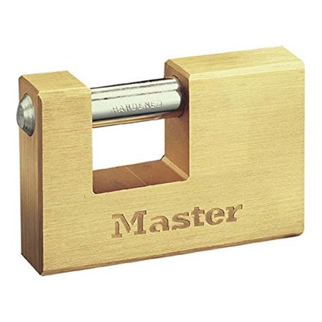 Master Lock 607EURD Lucchetto, Rettangolare, Ottone, 76 mm (1/4)
