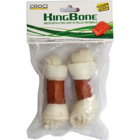 Ossa King Bone da 11 cm con salmone 6 confezioni da 2 pezzi