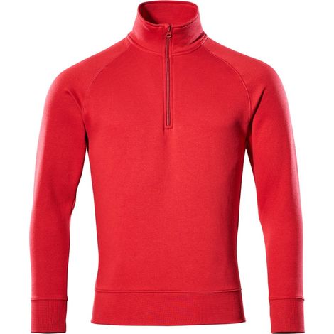 Mascot Sweatshirt NANTES CROSSOVER mit kurzem Reißverschluss, Herren 50611 Gr. 2XL rot (1/4)