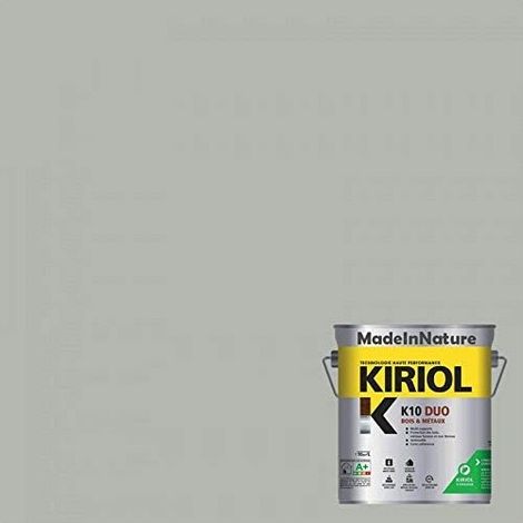 Peinture Métaux Antirouille, Sous couche et Finition, sur Fer, Acier, Galvanisé, même rouillés, très opacifiant - 2.5 litres - RAL 7038.